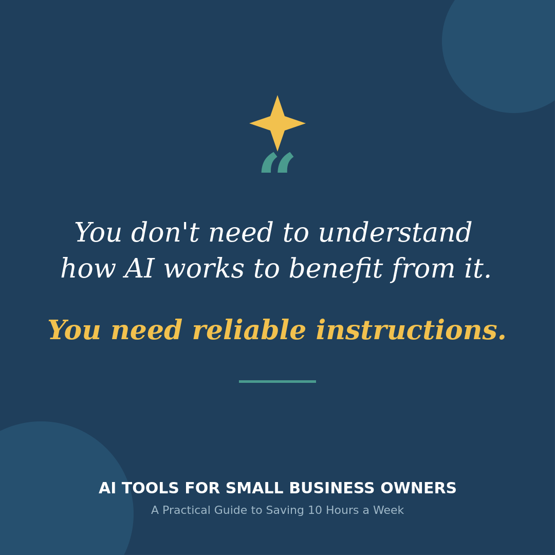 "AI for Small Business: Save 10 Hours a Week Without Learning to Code"
